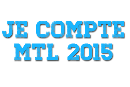 Dénombrement Je Compte MTL 2015